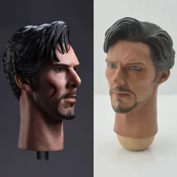 

Custom 1:6 Scale Benedict Cumberbatch Head Sculpt 1/6 JX-011 Doctor Strange Normal/War Damaged Head Carved 12' Head Model Toy