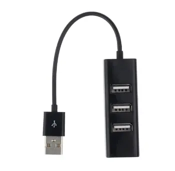 

4-Port USB 2.0 Data Hub with Extension Long Cable for MacBook, PC, Laptop, USB Flash Drives