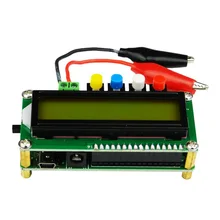 100A ЖК-измеритель емкости индуктивности Настольный инструмент для тестирования Цифровой измеритель частоты с тестовым зажимом LKS99