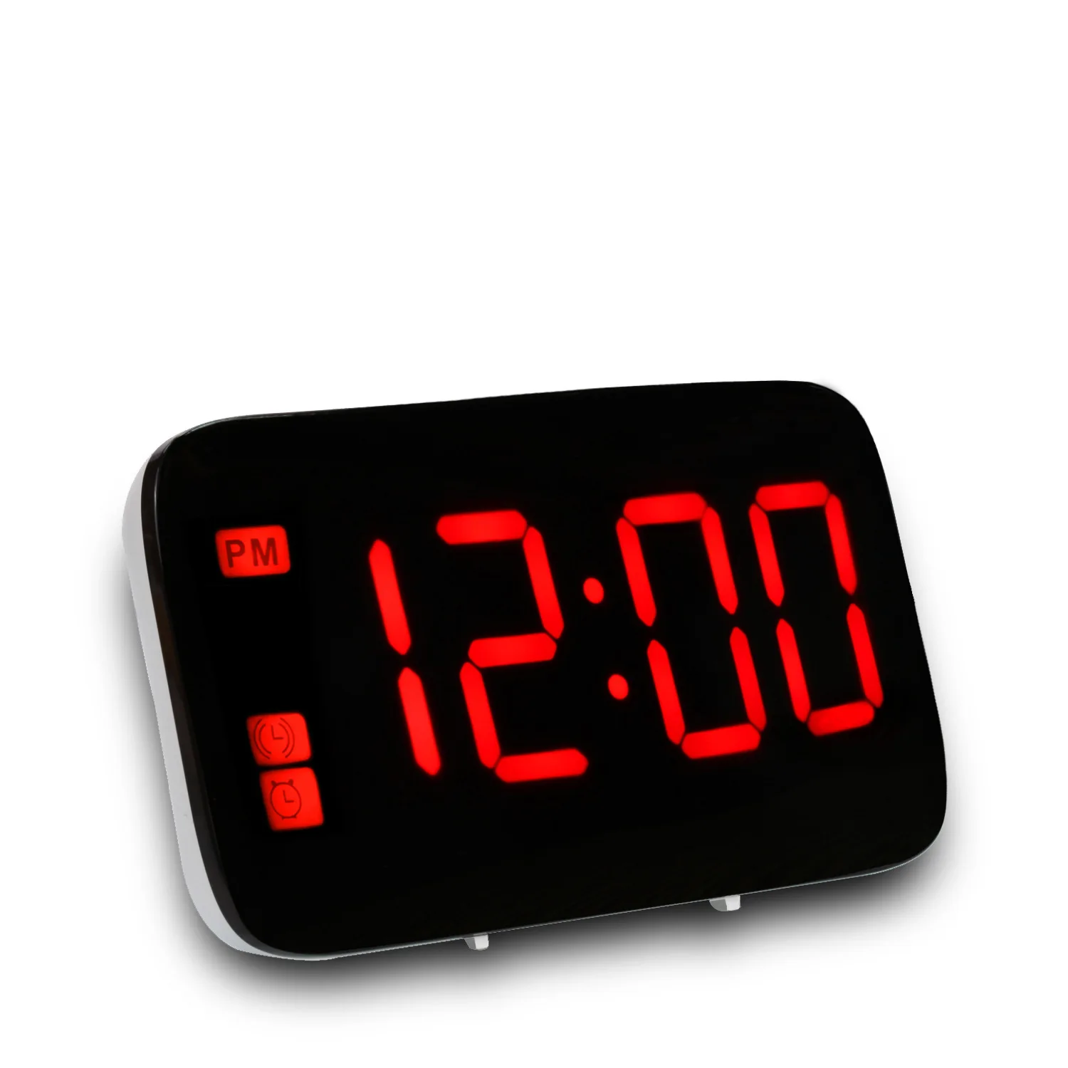 Usb цифровой светодиодный Будильник Голосовое управление настольные часы Horloge