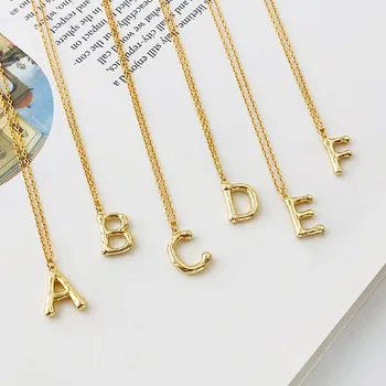 

Real 925 Sterling Silver Initial Letters Pendant Necklace Women Neck Chain Alphabet Necklaces Fine Jewelry Women Birthday Gifts