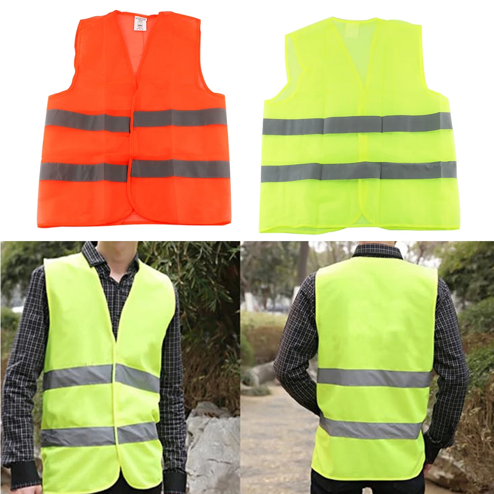 

Reflective Belt Car Reflective Vest 360 Degrees Safety Vest High Visibility Neon Emergency Car Repair