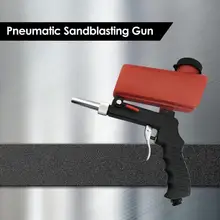 90psi мини аэродинамический распылитель алюминиевый ручной гравитационный пневматический Пескоструйный пистолет Регулируемая легкая мощная машина