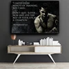 Poster Muhammad Ali Motivational Quote Wall Art Canvas Painting Nordic Inspirational Sport Picture For Living Room Decoration 1