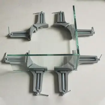 

1piece 90 Degree Aluminum Alloy Angle Clamp Glass Right Angle Flat Pliers Woodworking Hand Tools Multifunction Double Handle
