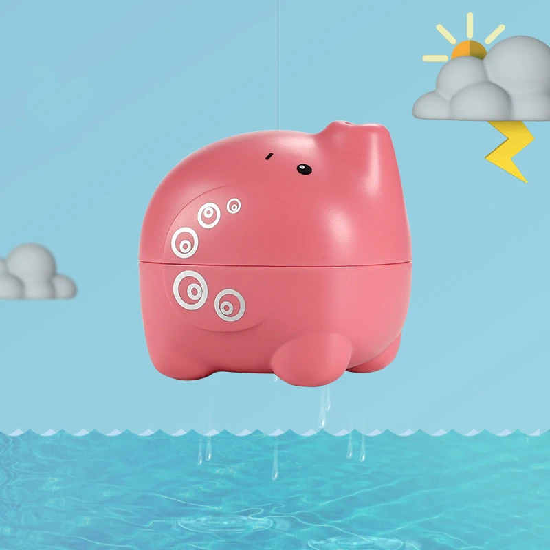 Детская игрушка для ванны, мультяшное животное, разбрызгиватель, водопоглощающий, как дождь, вода, игрушка 998