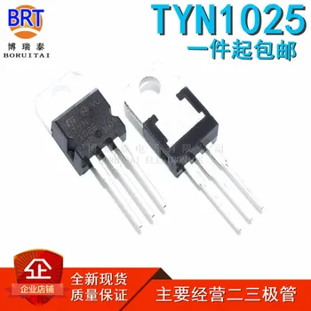 

10pcs/lot Tyn1025 Tyn1025rg Unidirectional Silicon Controlled Rectifier TO-220 Brand New Spot