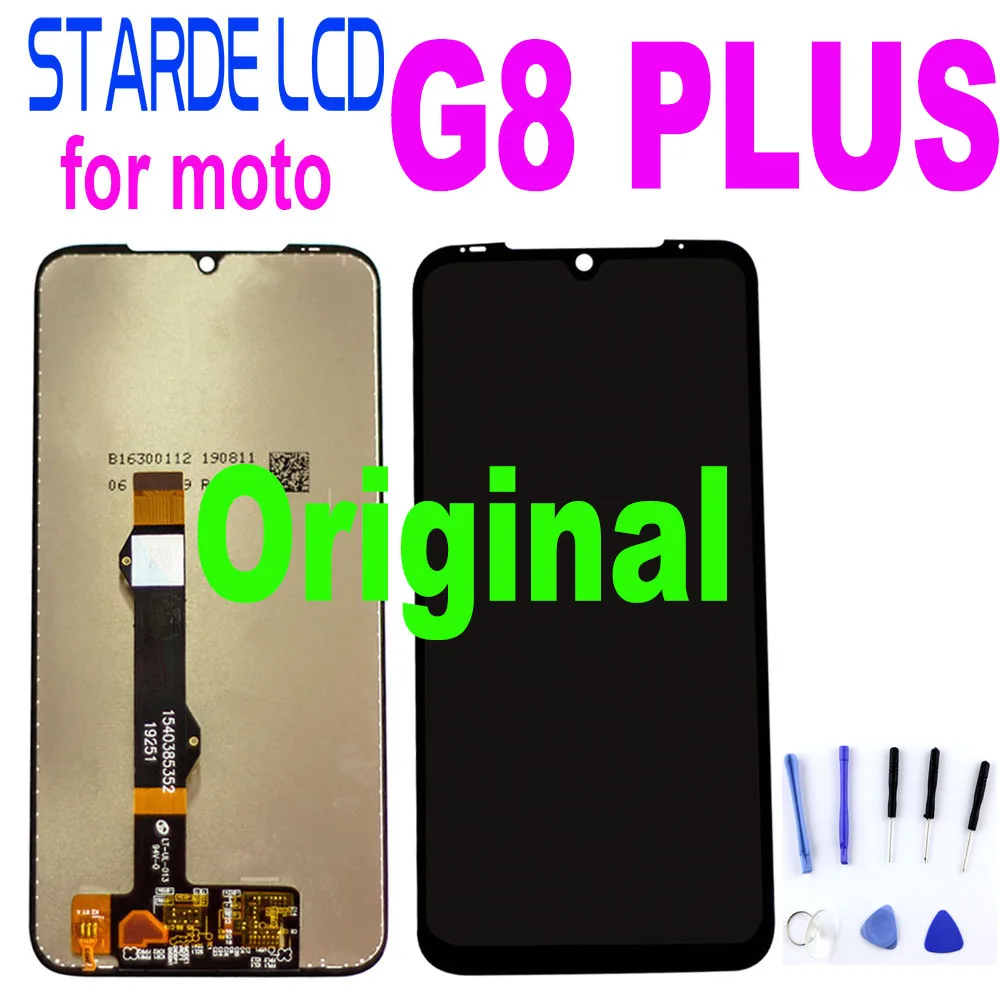 

Original LCD For Motorola Moto G8 Plus XT2019 XT2019-2 Lcd Display Touch Glass Digitizer Screen Assembly For Moto G8 Plus Screen