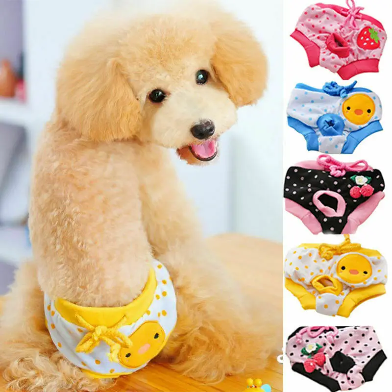 Dog Pants Female Dogs Strappy Menstrual Diaper Pets Physiological Dress Nappy 