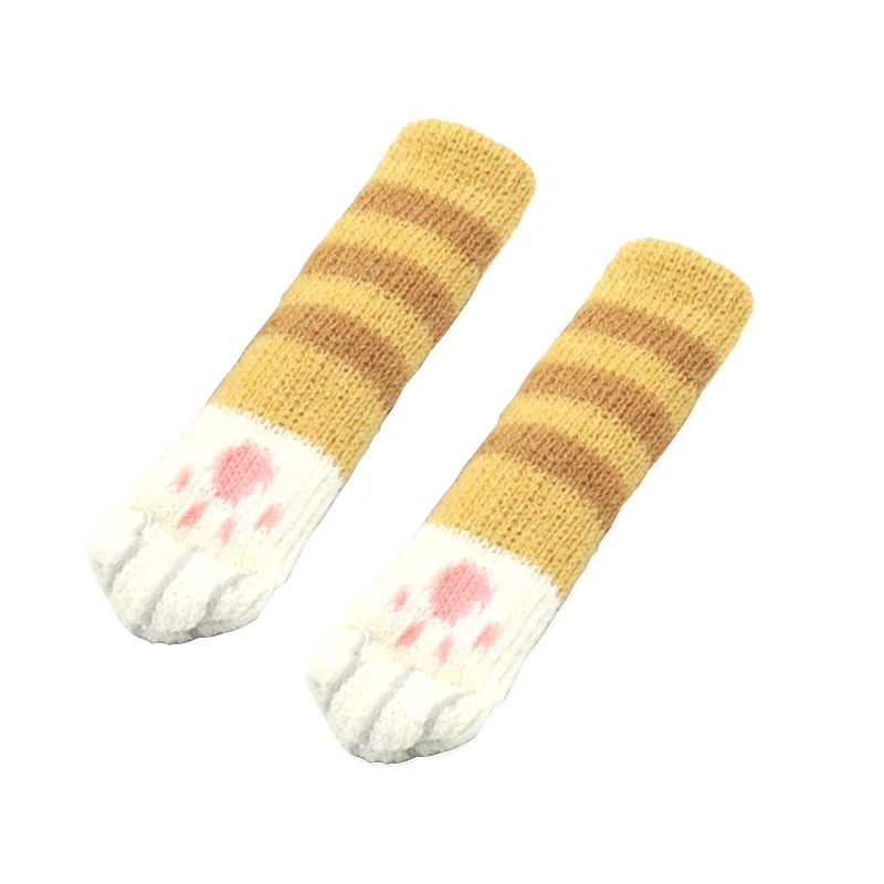 Мебельные протекторы Lovely Cat Paw чехол для ножек обеденного стола стула 16 шт./лот