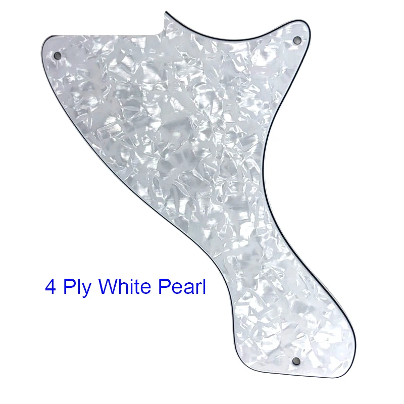 4 Ply White Pearl Pleroo гитарные аксессуары Накладка для Les Paul Junior US JR LP гитара Многоцветный выбор гитары ra пластина для царапин - Цвет: 4 Ply White Pearl