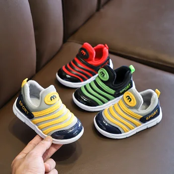 

AFDSWG winter for kids Plus cashmere kids trainers Yellow children shoes boys red Soft bottom warm sneakers for boys