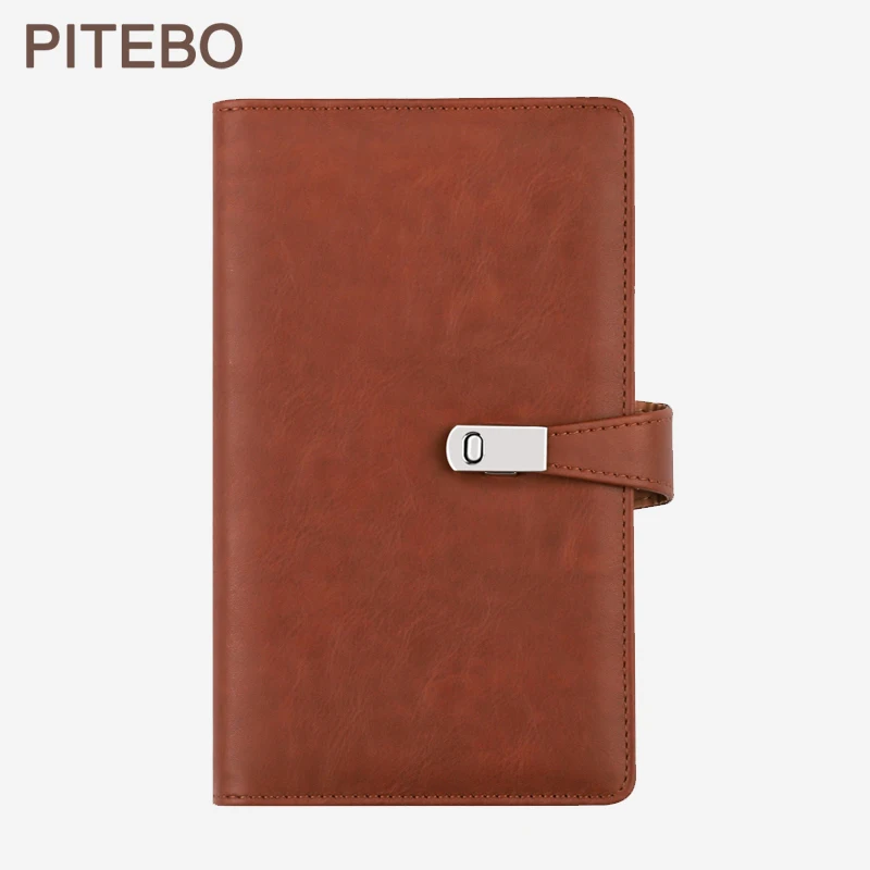 PITEBO Leather card package commercial multi position simple multifunction certificate book folder ticket |
