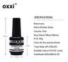 oxxi Latest 15ml Nail Rubber Base Coat Semi Permanant UV Gel Varnishes Primer for Nails Matte Top Coat Nail Art Base Top Gellak 3