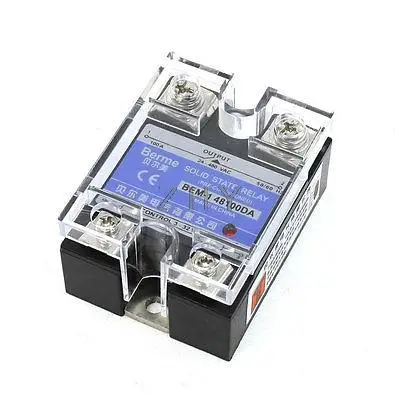 

3-32VDC to 24-480VAC Output Rectangle Single Phase SSR Solid State Relay 100A