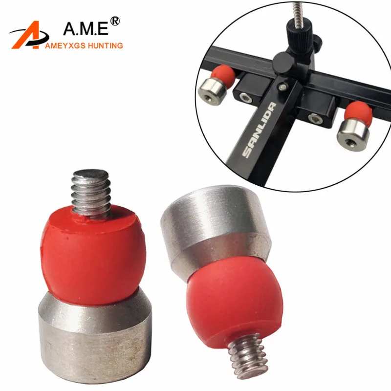 

2Pcs Archery Bow Sight Stabilizer Silencer Shock Absorber Compound Recurve Bow Outdoor Shooting Hunting Accessories