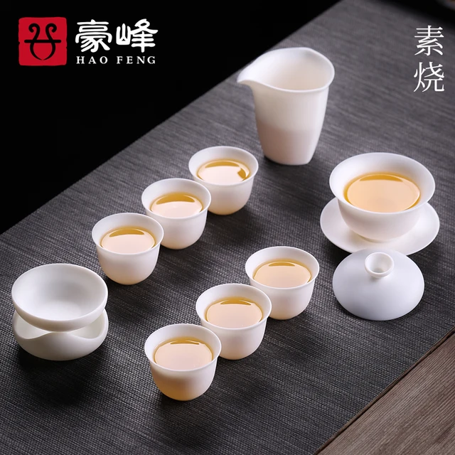 Csont Tea Készlet Kínai Szüreti Luxus Ajándék Utazás Hordozható Kung Fu Szett Kézzel Készített Szertartás Juego De Te Teawe 50 - Image 5