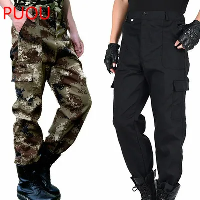 

2019 military pants overalls camouflage SWAT Military tactical trousers Cotton Many Pockets Cargo Pants