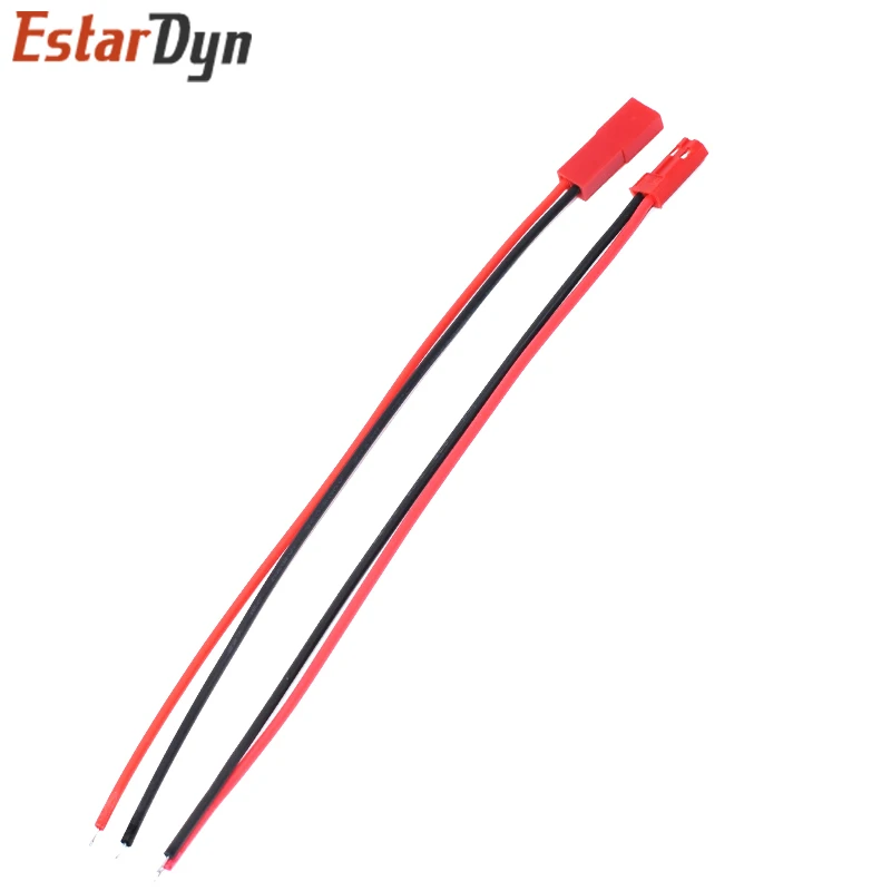 Lot de 10 câbles connecteur JST 150mm mâle+femelle pour batterie RC