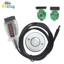 V2.3.8 OBD2 считыватель кодов ELS27 FORScan работает для Mazda/Lincoln/Mercury Green PCB FTDI чип+ PIC24HJ128GP лучше, чем ELM327