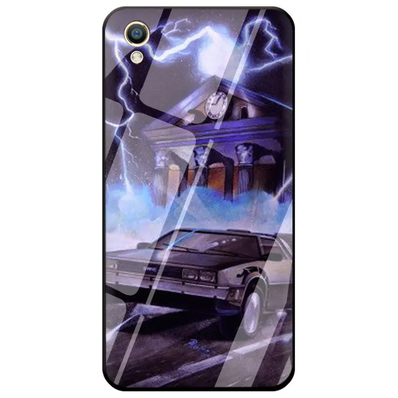 EWAU Back To The Future закаленное Стекло чехол для телефона чехол для OPPO A7 A5s AX7 AX5s A37 A77 A7X F3 F5 F7 F9 F11 Pro - Цвет: G9
