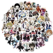 

10/30/50PCS Stray Dogs Japanese Anime Stickers for Car Styling Bike Phone Laptop Travel Luggage Cool Funny JDM Decal Wholesale