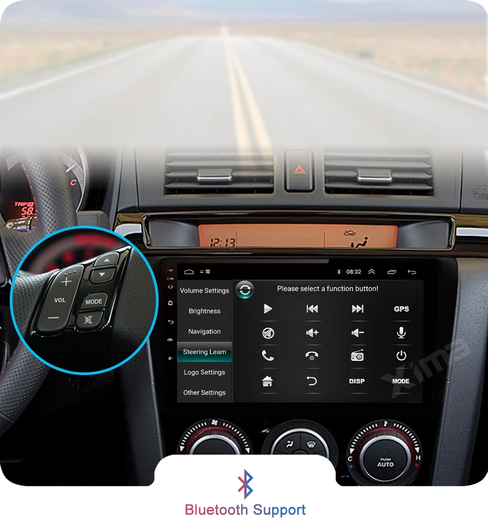 " RAM2G+ 32G Android 9,0 Автомагнитола gps навигация для Mazda 3 2004-2013 maxx axel Wifi авто стерео автомобильный dvd мультимедийный плеер