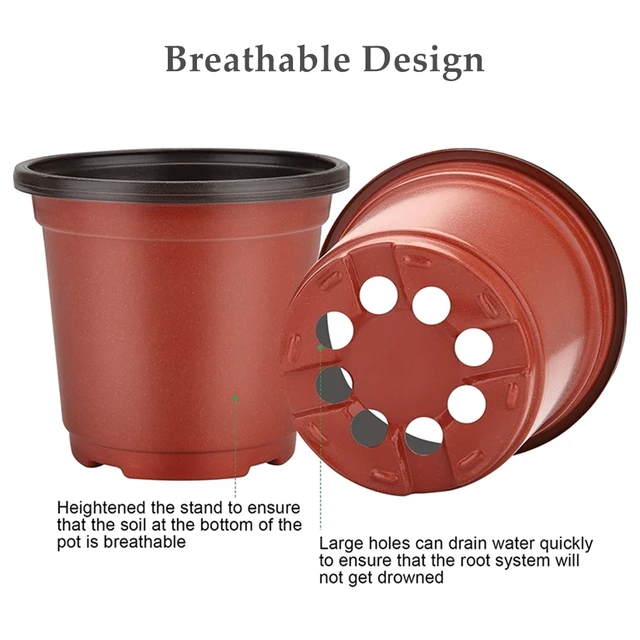 10/30/50 Csomagolnak Növényi Óvodai Edények Vetőmag -Kiinduló Tálcák Páratartalom Kupola Címkék 10 Cm Puha Átlátszó Műanyag Kertészet - Image 5