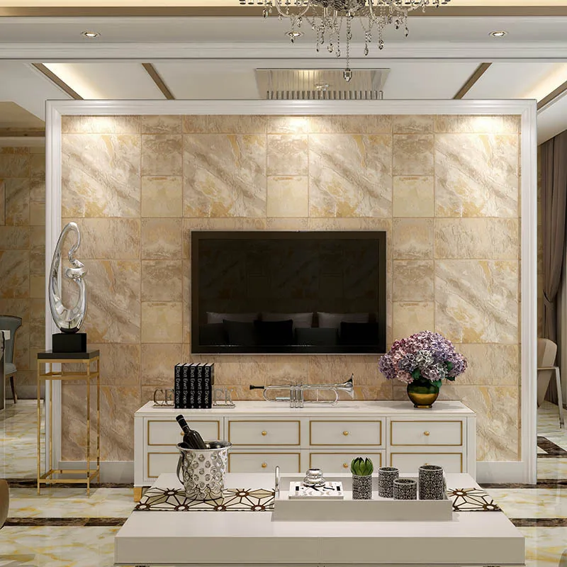 

Wall Vintage Marble Behang Papers Home Decor Personalized Wallpaper Roll For Living Room Walls Papel Pintado Pared Vinilo Pared