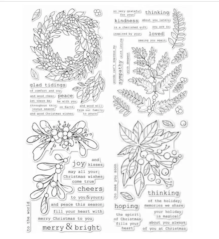 flower transparent Clear Silicone Stamp/Seal for DIY scrapbooking/photo album Decorative clear stamp sheets B072 | Дом и сад