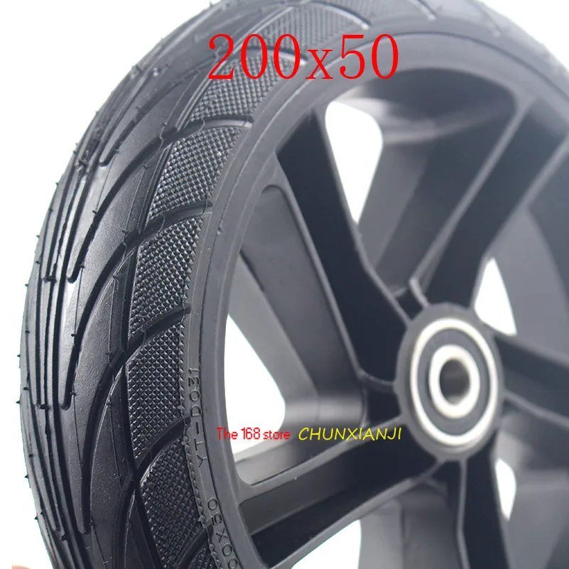 Front and Rear Scooter Solid Tire for Xiaomi Ninebot ES1 ES2 Electric Scooter Kickscooter 8 Inch 200x50 Non-Pneumatic Tire