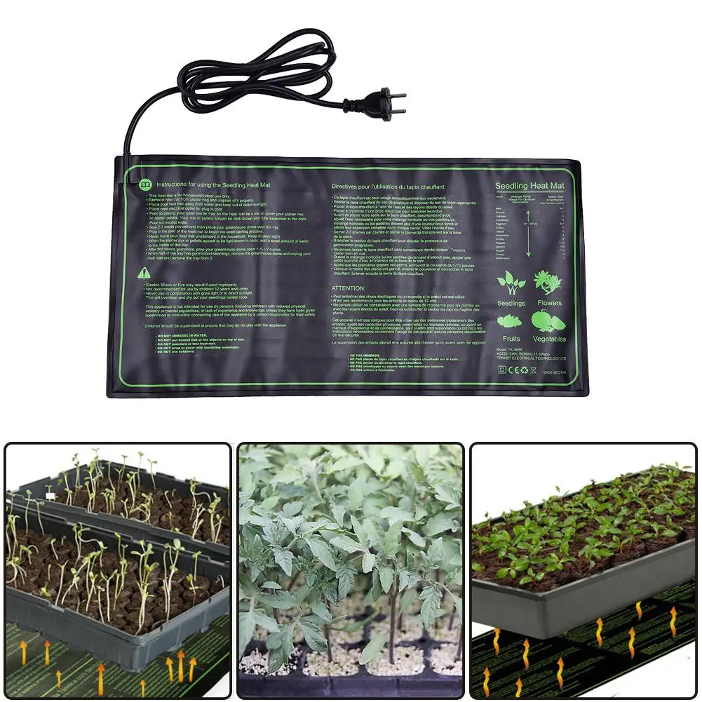 New Nursery Seedling Heat Mat Plant Seed Germination Propagation Clone