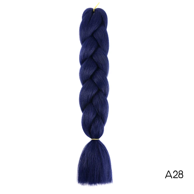 Hair Braid Synthetic Jumbo False Braid Pre Stretched Afro Wholesale Ombre Braiding Hair Extensions  Color Dreadlocks T1/35