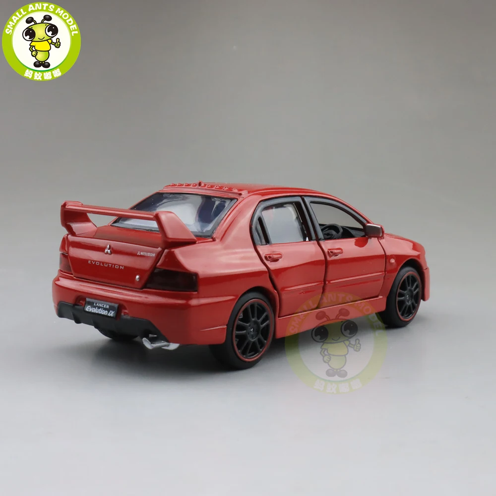 1/32 JACKIEKIM Mitsubishi Lancer EVO IX 9 RHD литая модель автомобиля игрушки для детей Подарки для мальчиков девочек