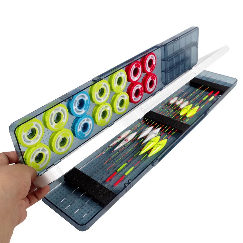 

Float Box 55 Three Layer Multi-functional Float Kit Fishing Gear Market Mainline Strands Fishing Box