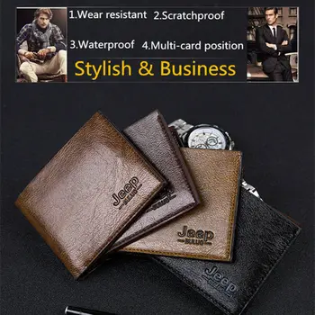 

Limit 100 Men Wallet Purse Leather Thin Bifold Credit ID Card Holder Slim Wallet Billfold Purse Clutch