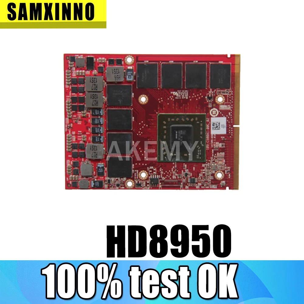 Akemy CN-0K5WCN M6100 видеокарта 2 ГБ DDR5 109-C600A1-00C ноутбук для Dell M6600 M6800 M6700 HD8950 Бесплатная