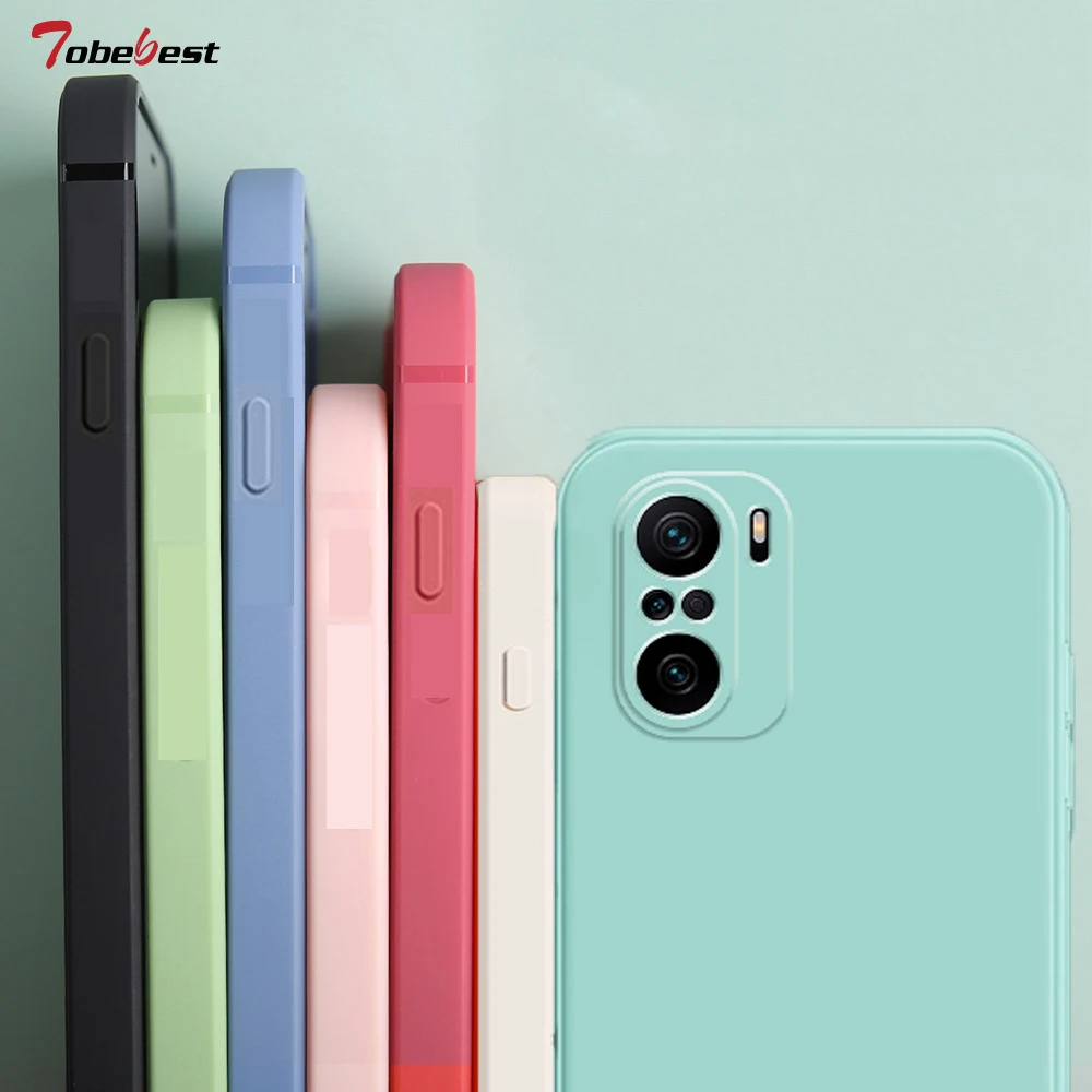 Chic Square Frame Silicone Phone Case - Stylish Soft Matte Back Cover