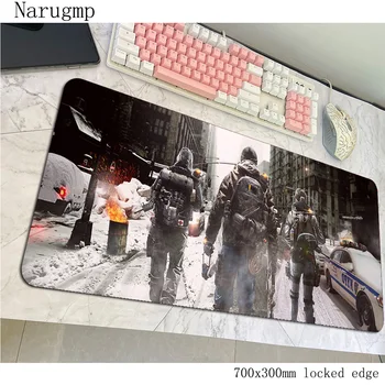 

The Division padmouse HD pattern accessory 700x300mm mouse pad best gaming enterprise rubber mats keyboard large mouse mat gamer