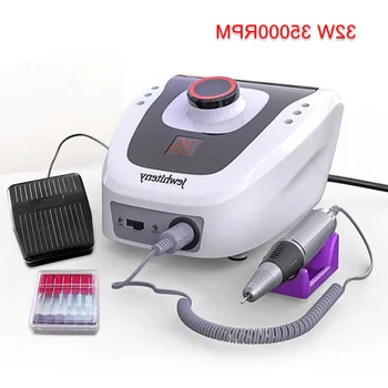 

32W 35000RPM Pro Electric Nail Drill Machine Apparatus for Manicure Pedicure Files with Cutter Nail Art Drill Pen Machine Tools