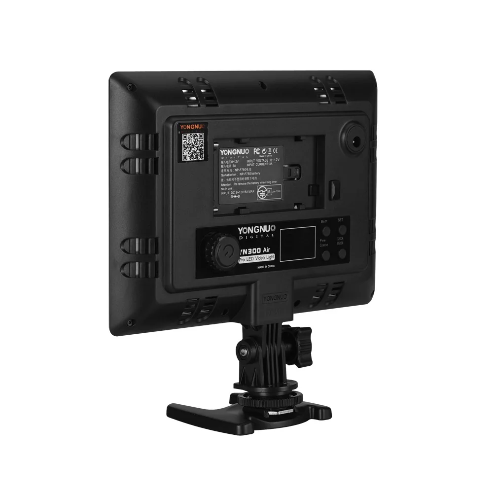 YONGNUO YN300 Air Pro светодиодный светильник для видеокамеры с цветовой температурой 3200 K-5500 K для Canon Nikon Pentax sony Olympus