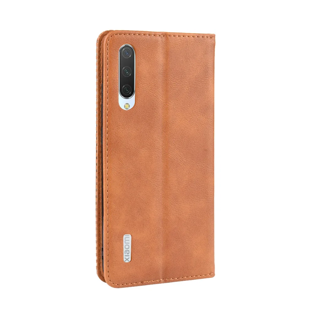 Магнитный винтажный кожаный чехол Премиум Coque для Xiaomi mi A3 mi A3 чехол 6,09 дюймов флип фривольный анти осенний чехол