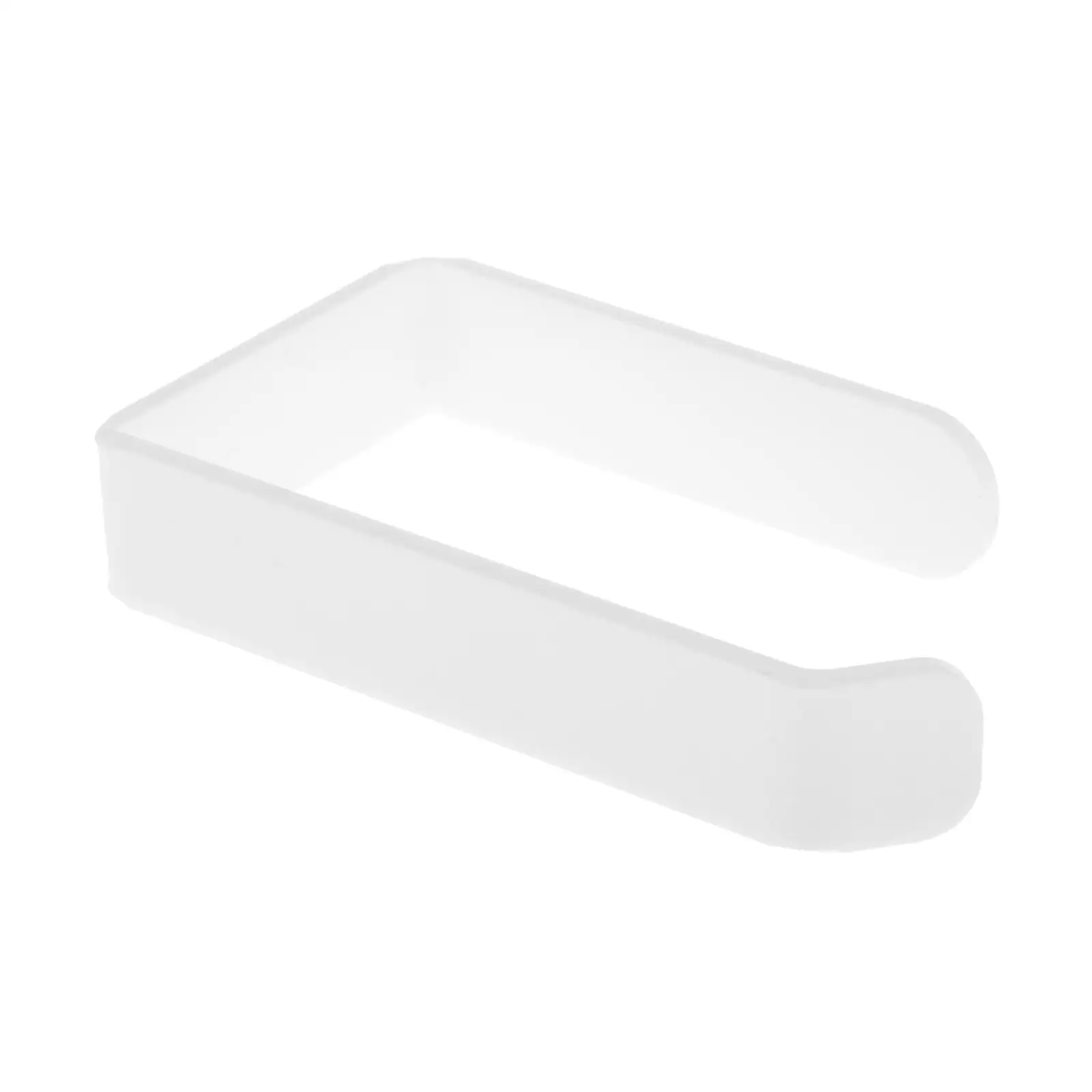 White Acrylic Toilet Paper Holder Wall Mounted Kitchen Bathroom Waterproof Towel Rack Accessories Shelf