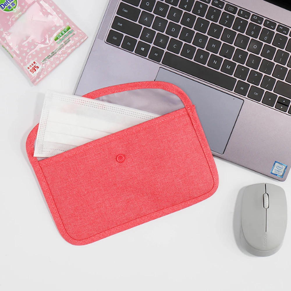 Переносная маска чехол сумка для хранения многоразовая зажим маски лица