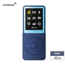 BTSMONE W1 новая версия mp3-плеер Встроенный 40 г и колонки может воспроизводить 80 ч без потерь портативный walkman с радио/FM/запись