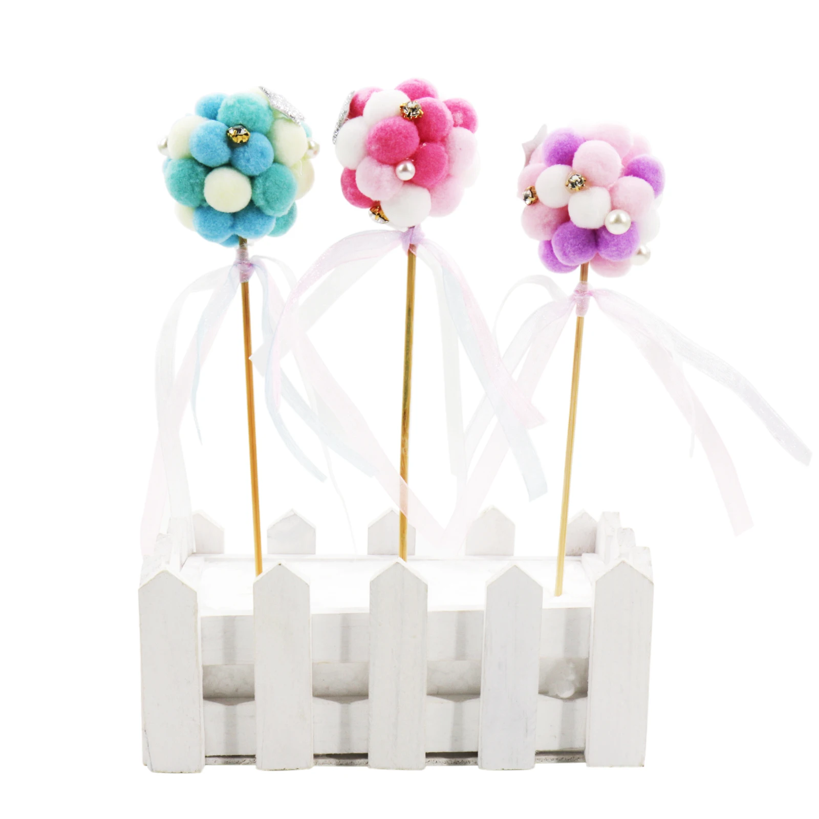 

Star Hairball Cupcake Topper Birthday Decorating Picks Kids Wedding Party Decorations Baby Shower Favors Decoration Supplies