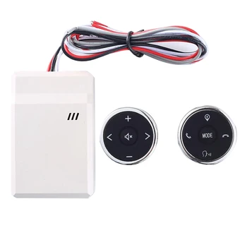 

Universal Car Steering Wheel Remote Control Controller 10 Key Music Wireless DVD Navigation Radio Remote Control Buttons