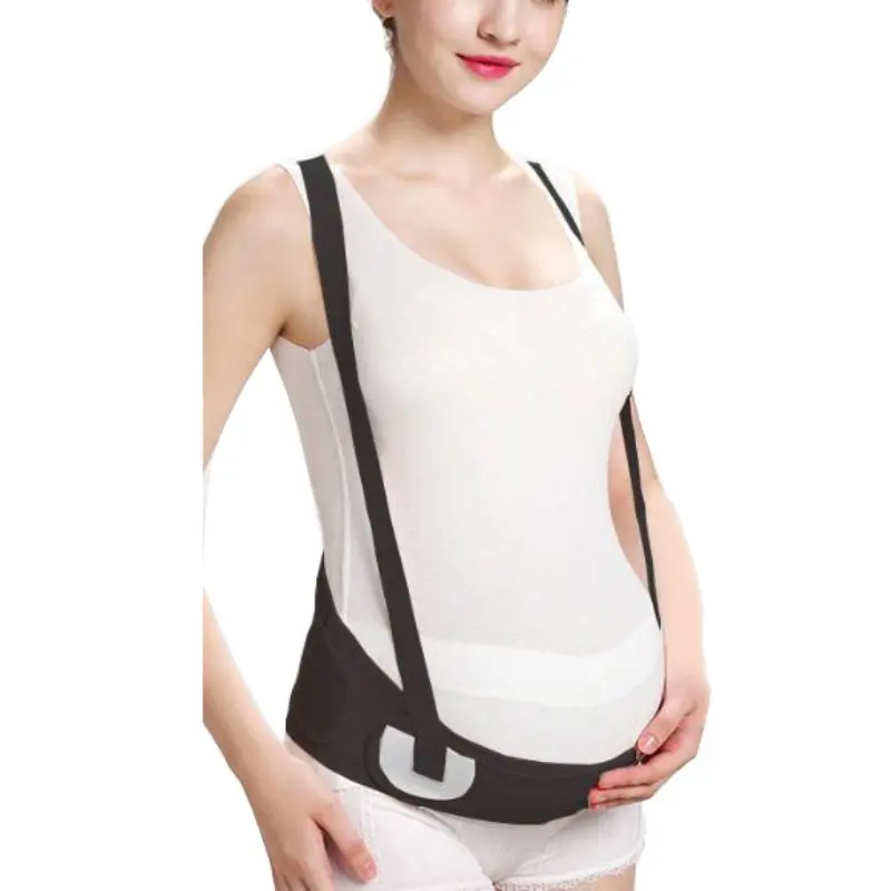 Дышащий Бандаж для беременных Беременность на талии для женщин подтягивающий пояс для беременных с плечевым ремнем