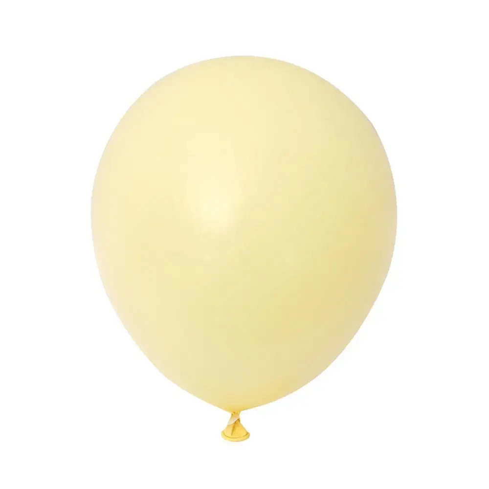B Macaron yellow 100 шт шаров пастельные воздушные шары 10/12 дюймов на день рождения с конфетами макароны Цвет шар для Свадебная вечеринка детские игрушки вечерние Декор - Цвет: B Macaron yellow