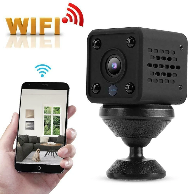 720P HD WIFI мини IP камера ночное видение Обнаружение движения видеокамера петля